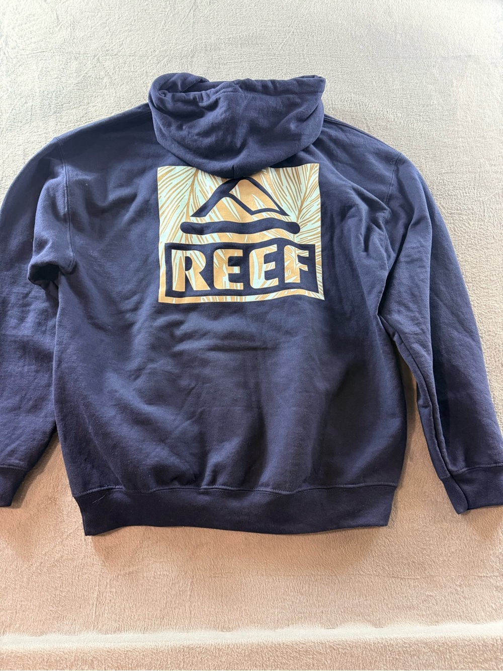 Reef - Men's Navy Blue Pullover Hoodie